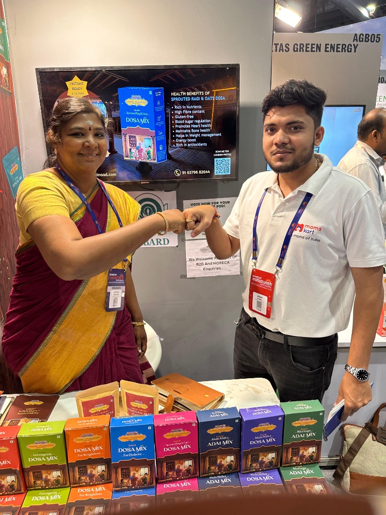 Momskart supporting South Indian women food entrepreneurs with Instant Dosa Mixes